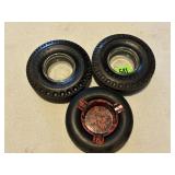 Vintage Firestone Ashtrays (3)