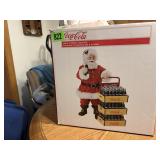 Coca Cola Santa with Coca Cola Crates/Bottles