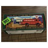 1949 White Tilt Cab Tank Truck Locking Coin Bank