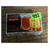 Coca Cola Mini Collectible Die Cast Radio