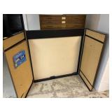 Wall-Hung Bulletin & Dry-Erase Board with Doors