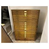 Old Lyon Metallic Mfg. Metal Drawer Unit