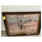 Harvey Dunn Print (Frame has damage)