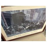 "The Bulls & Bears in the Market" Framed Print