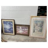 (3) Framed Pictures