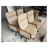 (4) Rolling Chairs