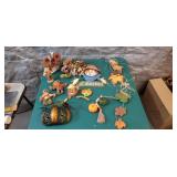 Assorted Fall & Scarecrow Decor Items