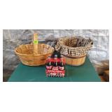 Racing Family Coca-Cola Bottles & 2 Baskets
