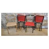 Several Folding Chairs