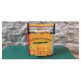 Wooden Coloring Caddy with Books