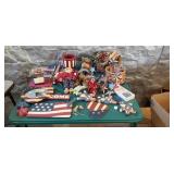 Assorted Patriotic, Flag, Star Decor