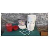Coffee Maker, Steamer & Canister, Bowl