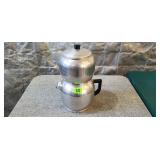 Vintage Aluminum Coffee Percolator