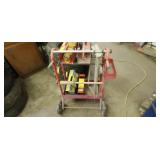 Utility Rack for Auto Body Work, Etc.