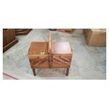 Nice Vintage Wooden Sewing Organizer