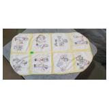 Vintage Embroidered Baby Blanket