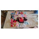 Large Assortment of Vintage Barbie Doll Clothes