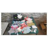 Vintage Hard Side Suitcase with Doll Clothes