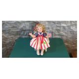 Patriotic Doll in Wicker Chair