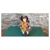 Porcelin Doll with Chair