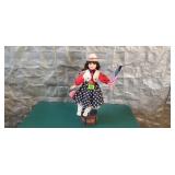 Paradise Galleries Patriotic Porcelin Doll