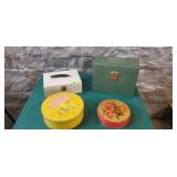Vintage Metal Tins, Cashbox & Metal File Box
