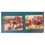 Vintage SIFO CO Western Puzzles