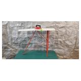 Vintage Metal Toy Ironing Board & Iron