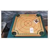 Vintage "100 Play" Game Board & Game Pieces