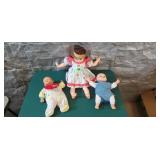 3 Vintage Dolls