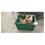 Tote Full of Metal Toys for Parts or Repair