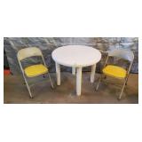 Poly Table & 2 Chairs