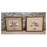 (2) Duck Prints & Stamps