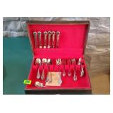 Oneida Stainless Silverware Set in Case