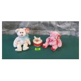 Beanie Babies & Heart Shaped Trinket Box