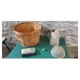 Vintage Metal First Aid Box & Misc Vintage Items