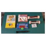 Vintage Cootie, Dominoes, Old Maid, Tootsie Banks