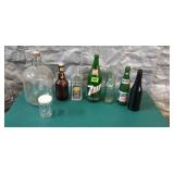Assorted Vintage Glass Bottles