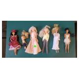 Assorted Barbies & Other Dolls (6)