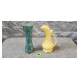 McCoy Pottery Pitcher & Pottery Vase
