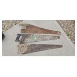 (3) Old Hand Saws