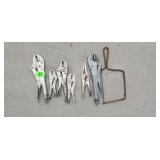 Several Vice Grips, Old Saw