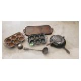 Cast Aluminum Waffle Iron, Cast Iron Griddle, Etc.