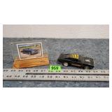 Vintage Car Desk Display & Charger Hemi Toy Car