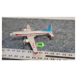 Vintage Overseas Air Lines Friction Tin Toy
