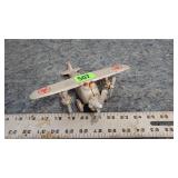 Vintage Cast Iron Tri Engine, 2 PilotsToy