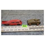 Set of 2 Vintage Vehicles, Blimp Car & Tank