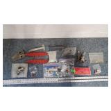 Assortment of Toy Airplane Parts
