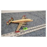 Vintage TWA Tin Toy Airplane, Japan