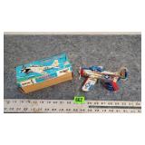 Vintage Friction Trigger Plane No. 2 w/Box